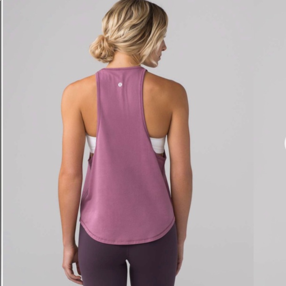 lululemon sweat date singlet, size 6